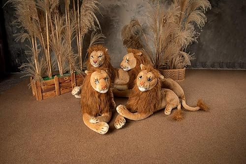 Miniatura 2 de León gigante de peluche realista (más de 3 pies), leones de peluche para niños y niñas, L