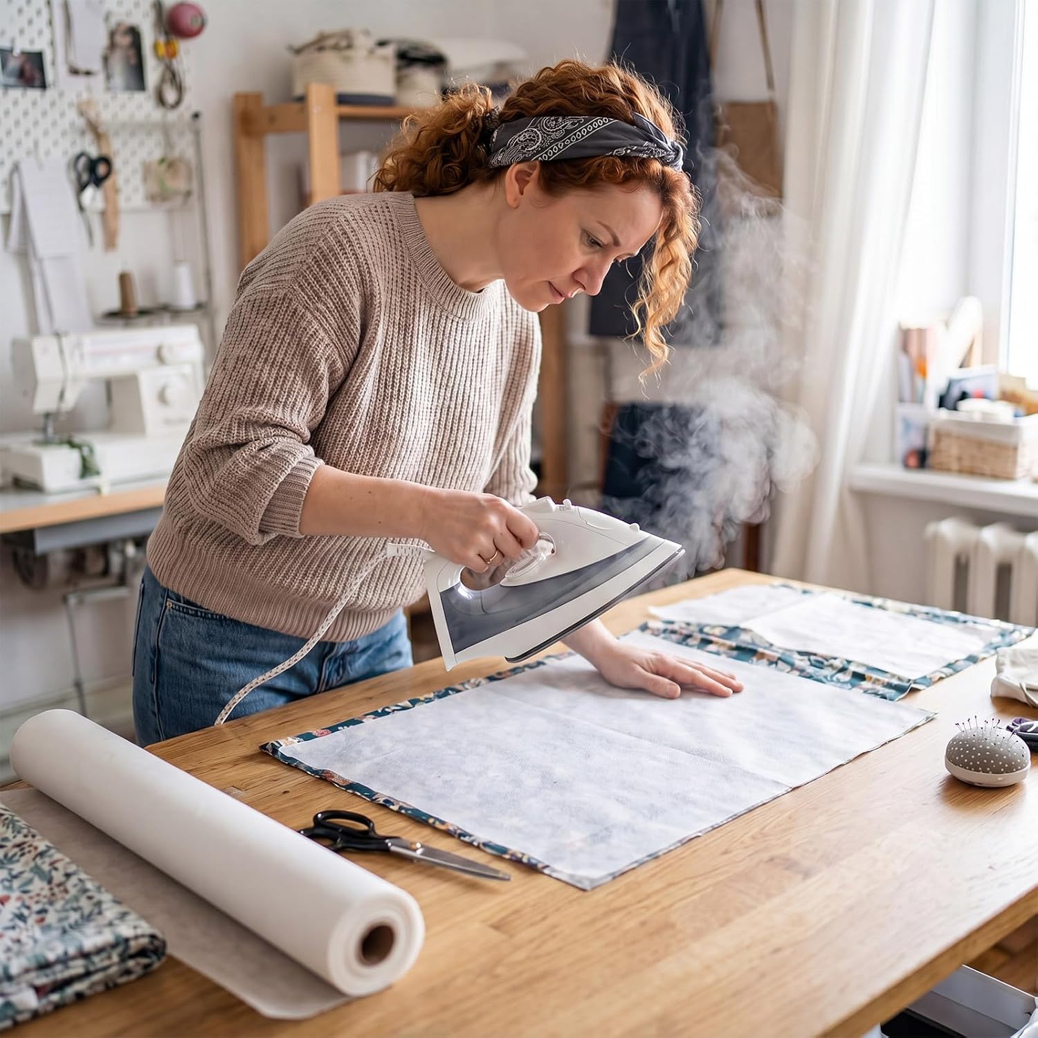 Mixweer 30" x 10 yd Mediumweight Non-Woven Single-Sided Fusible Interfacing
