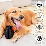 Indestructible Dog Toys for Aggressive Chewers - Large Dogs, Heavy Duty, Black