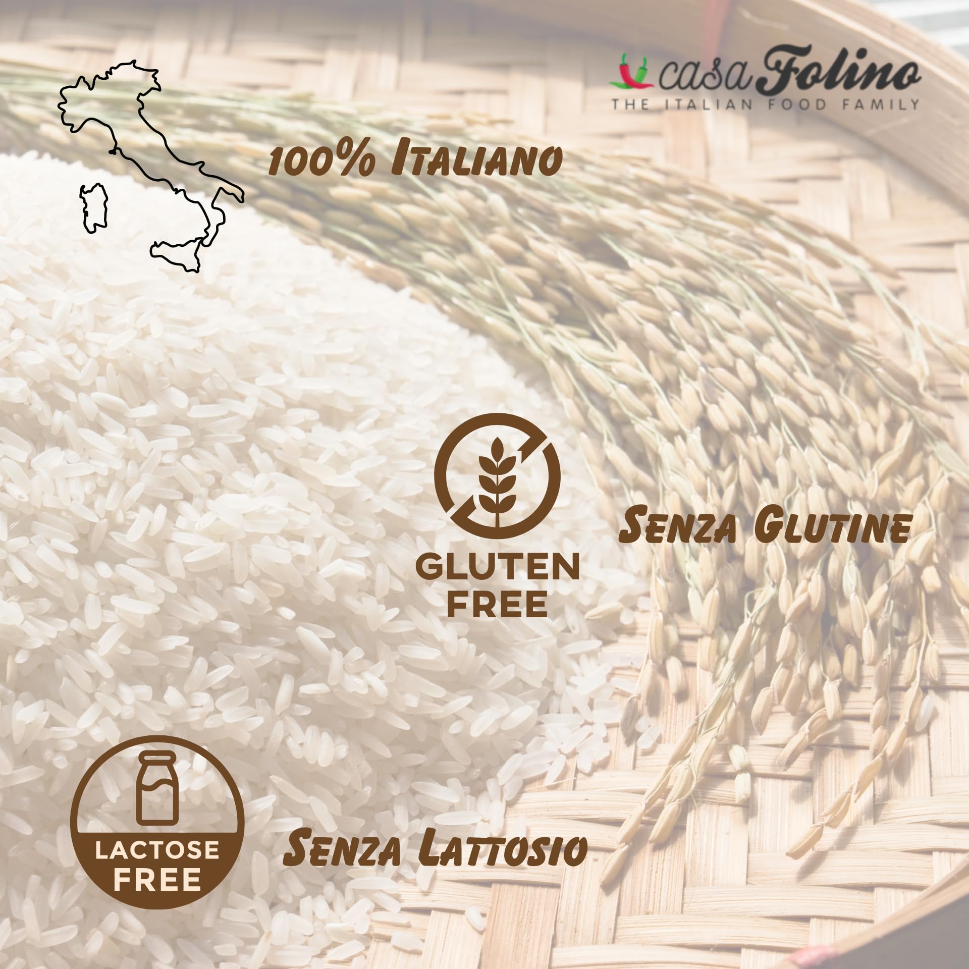 CasaFolino Risotto listo calabacín y tomates secos, 200 g, platos preparados para arroz carnaroli sin gluten sin lactosa (200 g, Calabacines y tomates secos) — view 7