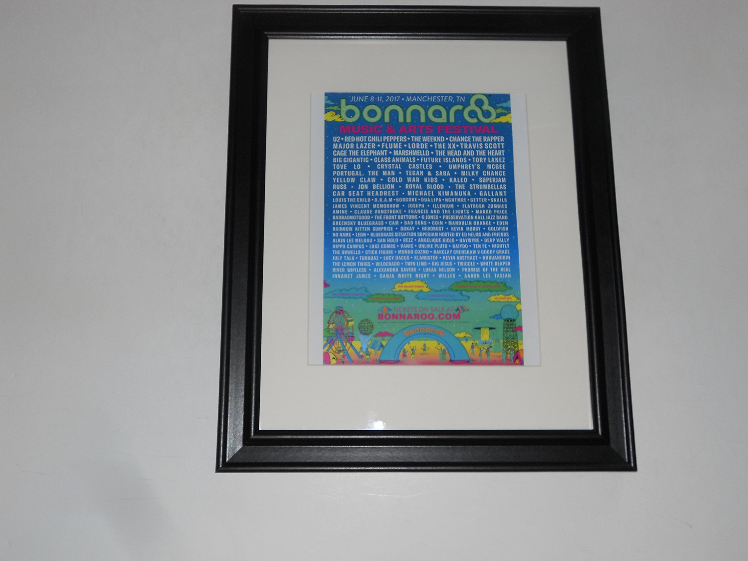 Amazon.com: Cleveland Vinyl Framed Bonnaroo 2017 Handbill Poster