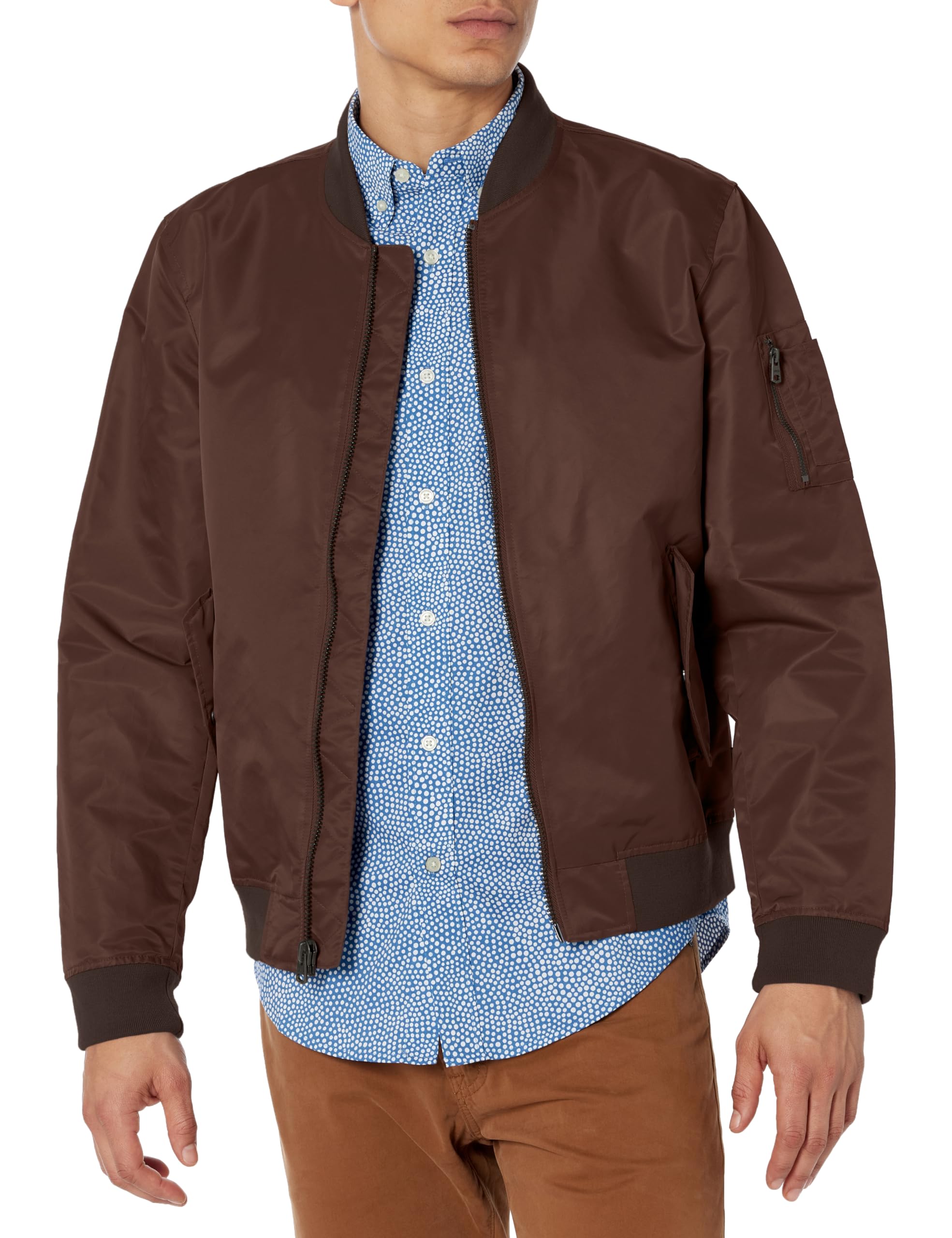 Levi's Men's Flight Satin Unfilled Ma-1 Bomber
