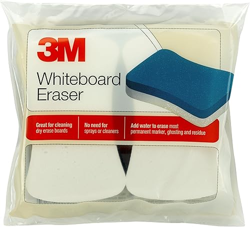 3M, borrador para pizarrón color blanco, Blanco