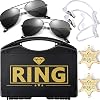 Ring Wedding Security Set - Bearer + Glasses + Earpiece + Badge - Proposal & Cosplay