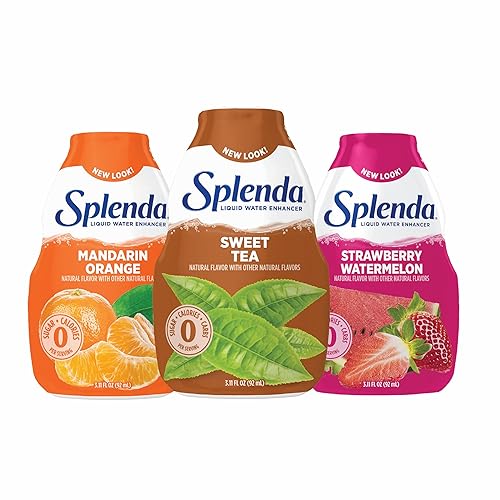 Miniatura 9 de SPLENDA Gotas potenciadoras de agua líquidas sin azúcar cero calorías sabor natural mezcla concentrada de bebidas 311 onzas líquidas cada botella