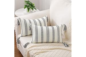 Smile Bee Outdoor Lumbar Pillo Covers: Boho Charm for Your Outdoor Oasis