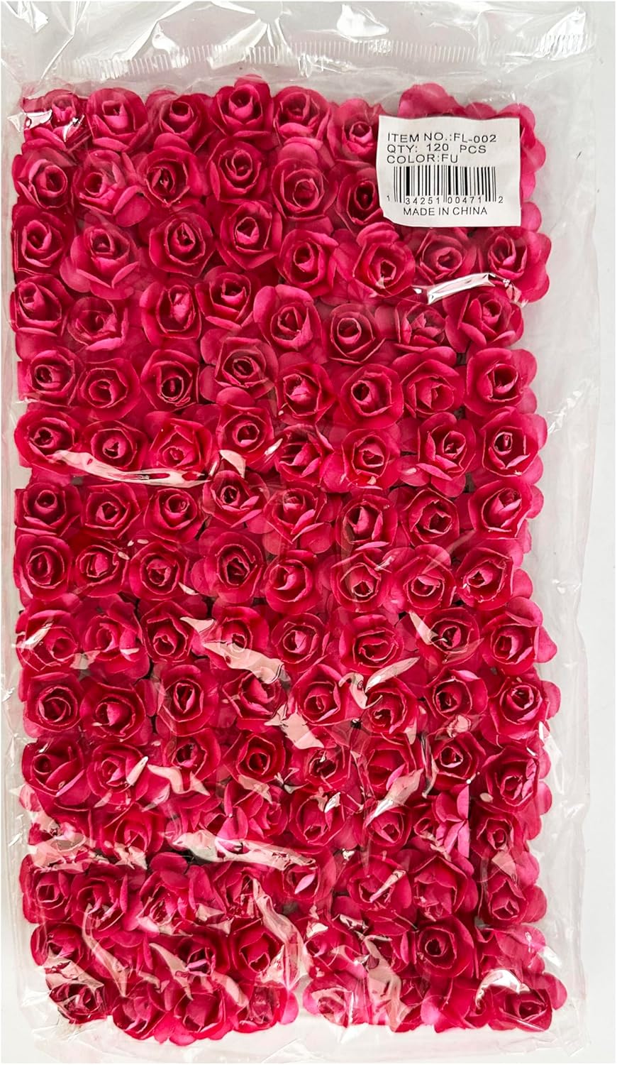 Amazon.com: Mini Fake Rose Flower Heads 120pcs Mini Artificial Roses ...