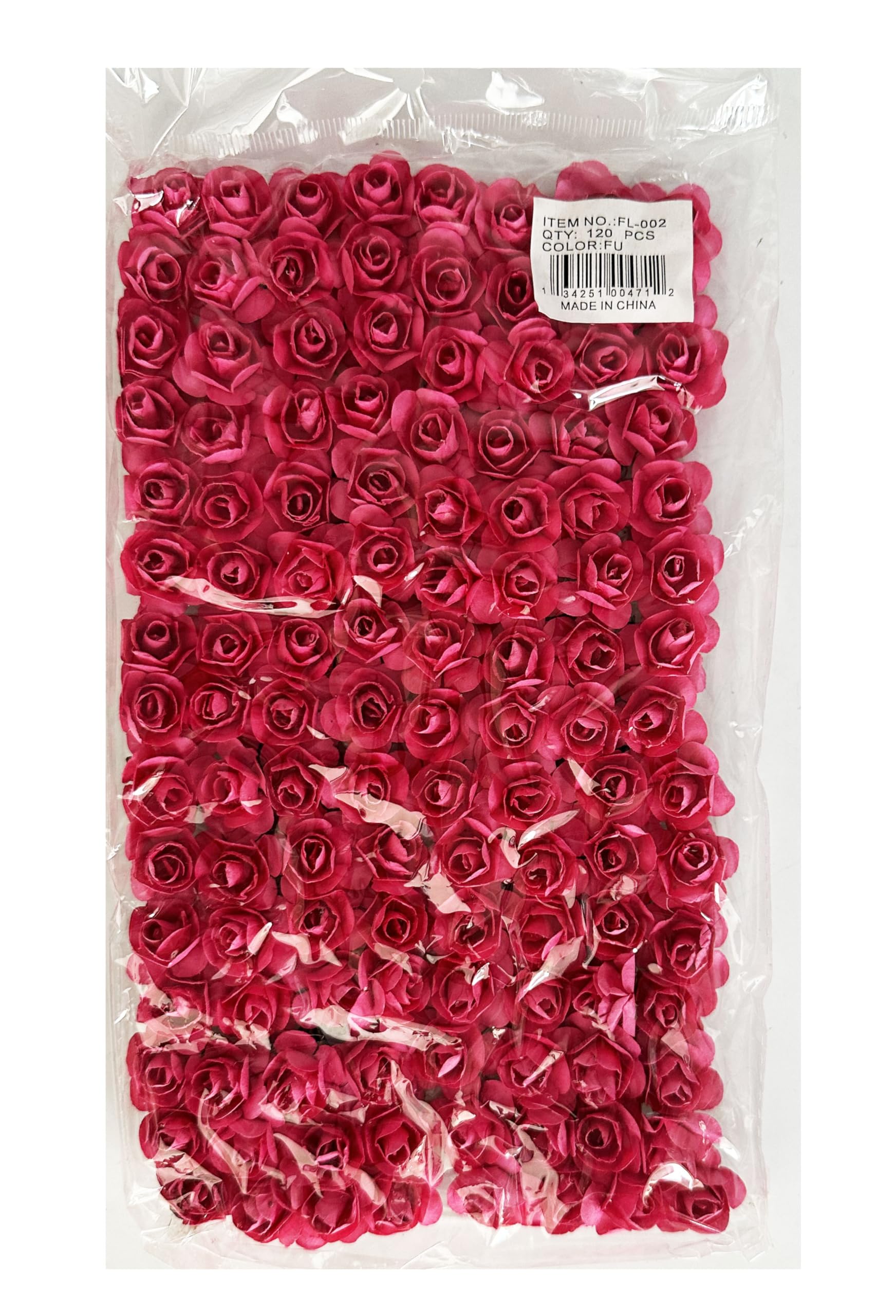 Amazon.com: Mini Fake Rose Flower Heads 120pcs Mini Artificial Roses ...