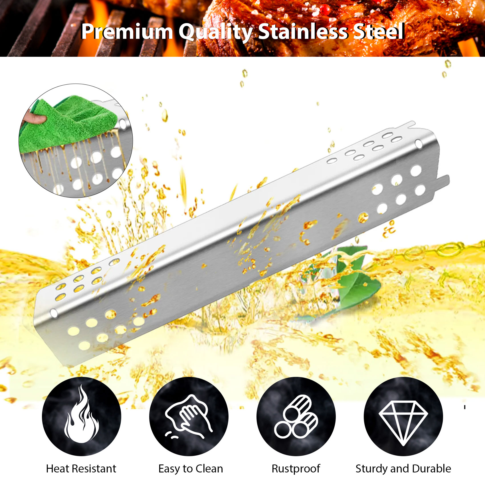 Stainless Steel Char Broil Burner Grill Parts Char-broil 463630021