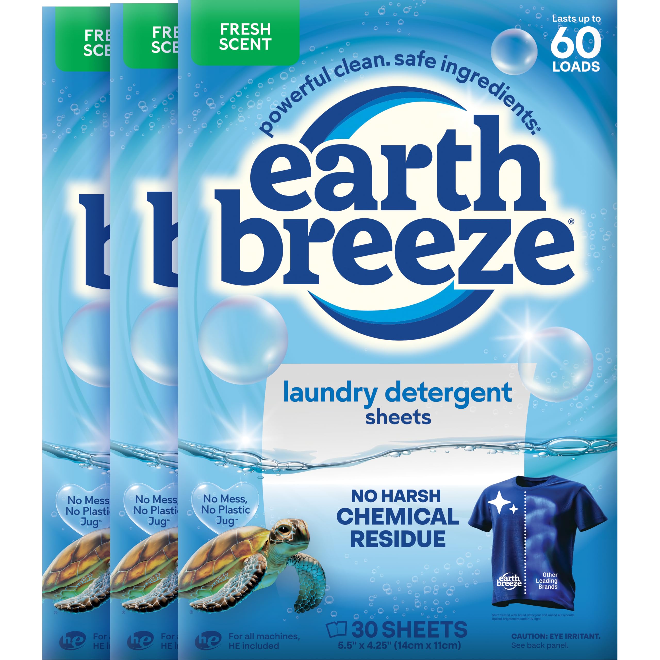 Earth Breeze Laundry Detergent Sheets