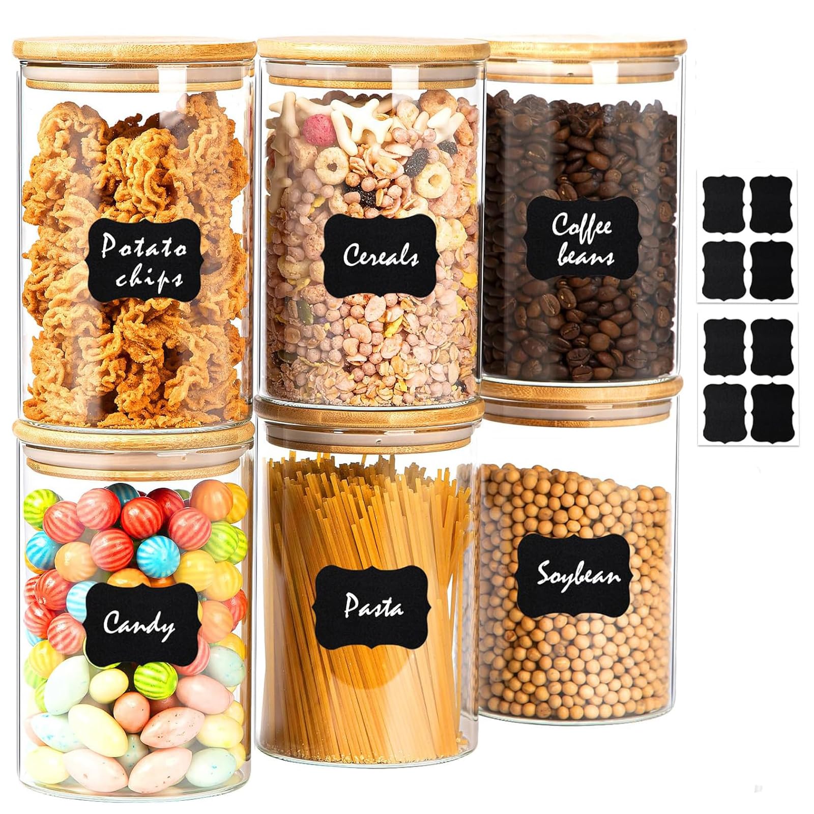 AstraLoom Vorratsgläser 700 Ml (2 Stück) – Mit Blumen-Griff & Luftdichtem Deckel Für Kaffee, Tee & Gewürze