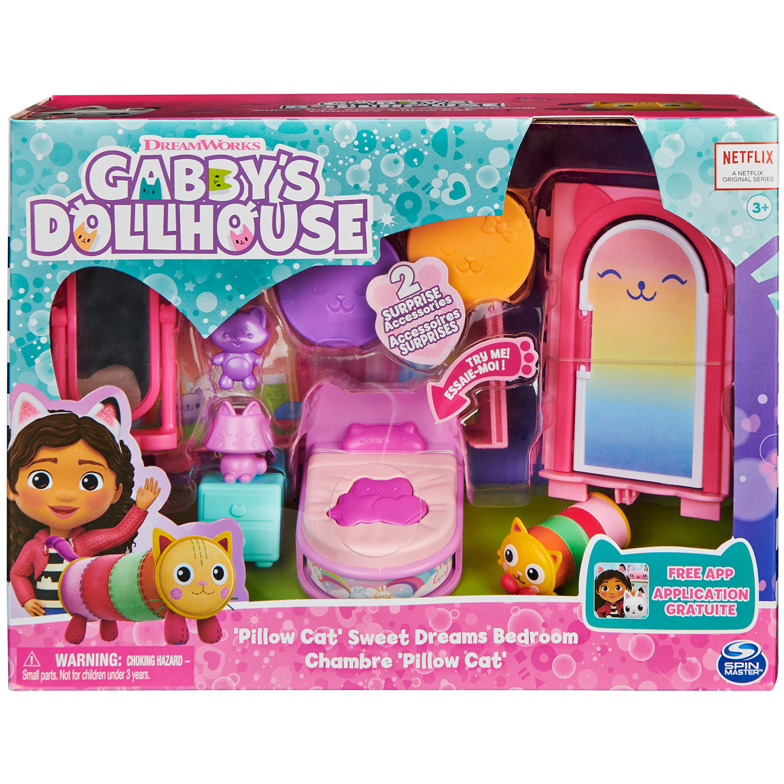 LA CASA DE MUÑECAS DE Gabby-EL Dormitorio DE SUEÑIGATA-El Dormitorio de Sueñigata & LA CASA DE MUÑECAS DE Gabby - Sala DE Juegos DE Carlita