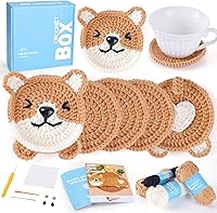 Vista 17 de Kit de ganchillo para principiantes: kit de ganchillo de vaca Highland, incluye hilo suave fácil de tejer, tutorial en video paso a paso, gancho