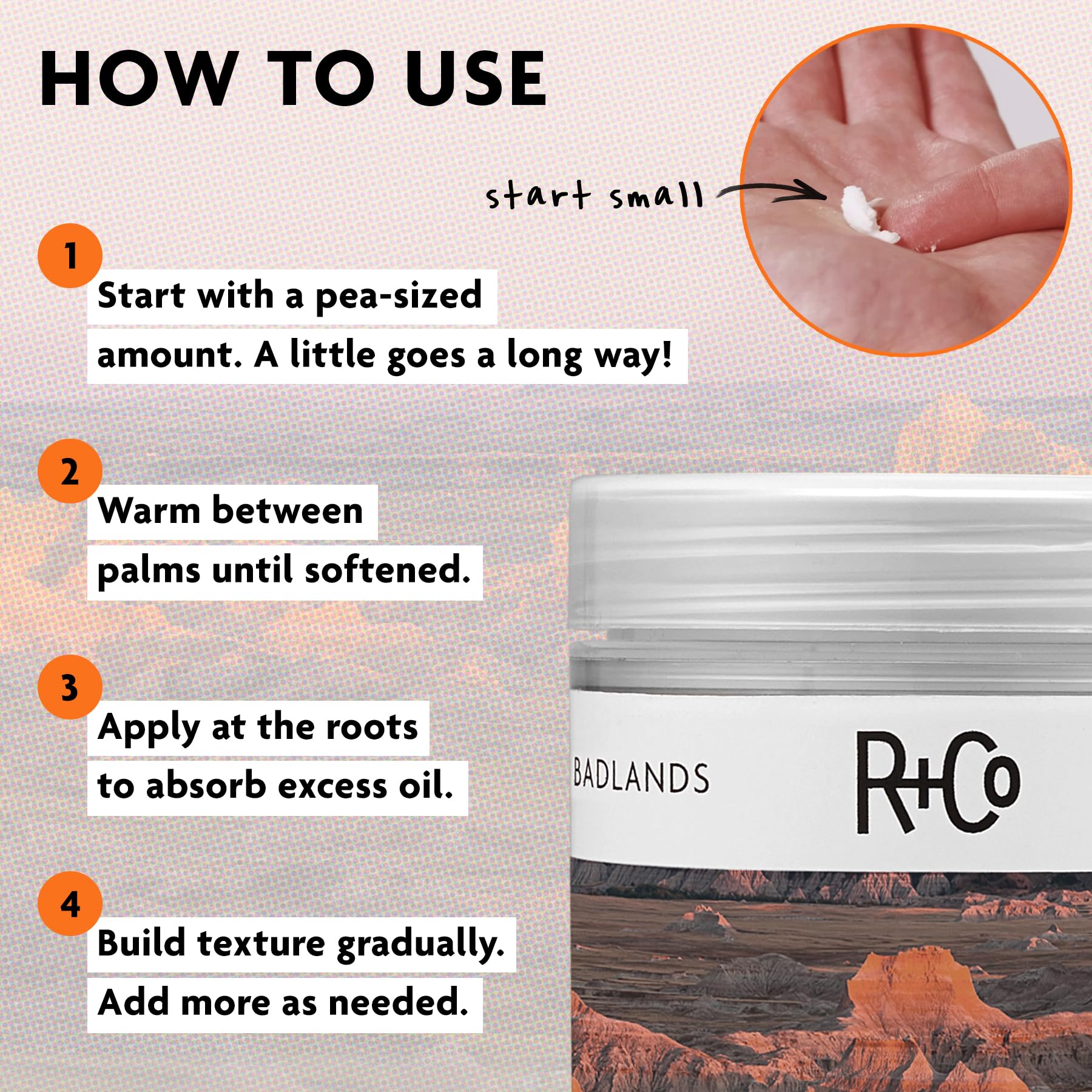 R+Co Badlands Dry Shampoo Paste 2.2 OZ
