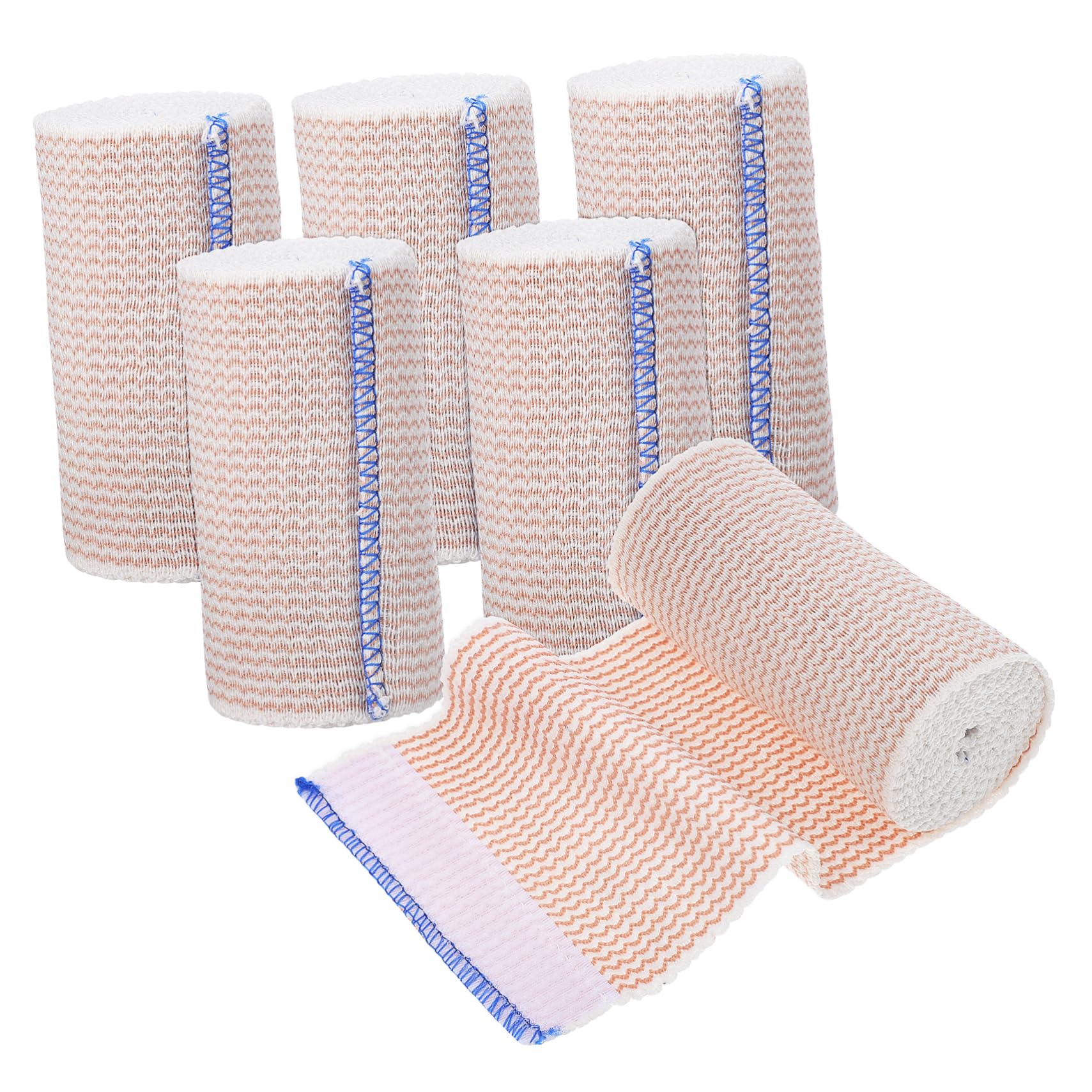 PartyKindom Elastic Bandage Sports Wraps 6 Rolls Ankle Tape Ace Bandage Wrap for Foot Blisters Wrist Tape Baseball