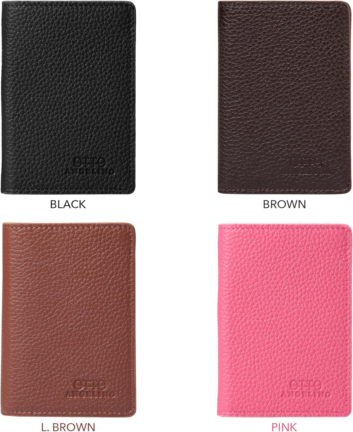 Otto Angelino Bifold Leather Wallet - Passport Style - ID, Bank Cards and Cash, RFID BLOCKING - Unisex - Image 4