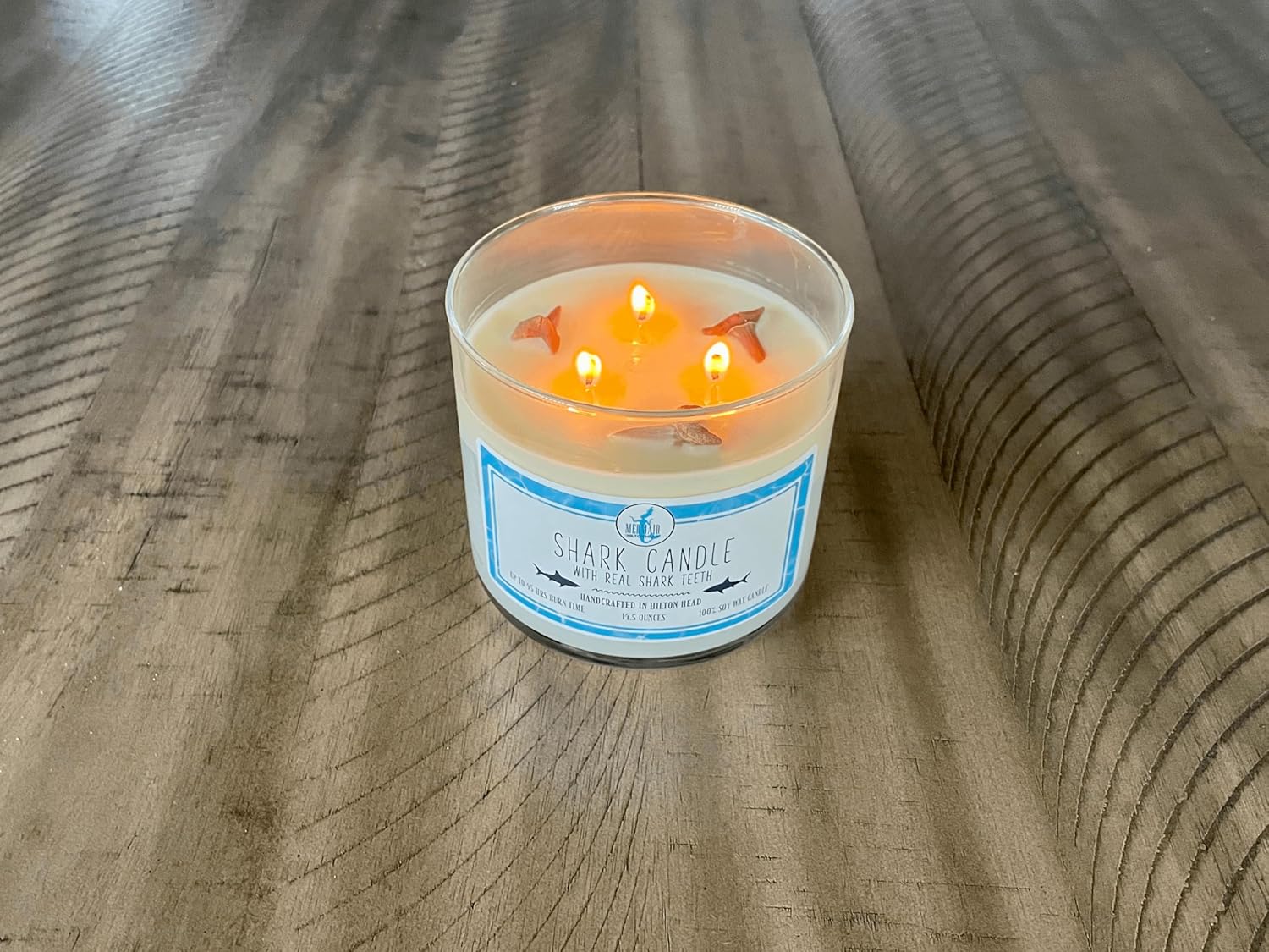 Shark Tooth Candle - Eucalyptus Mint