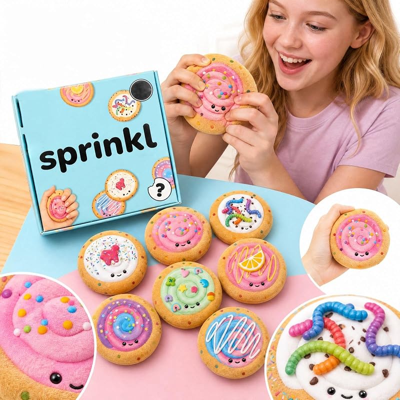 Generic Cookie Stress Boll Mystery Plush Cookie – Realistic Cookie Design