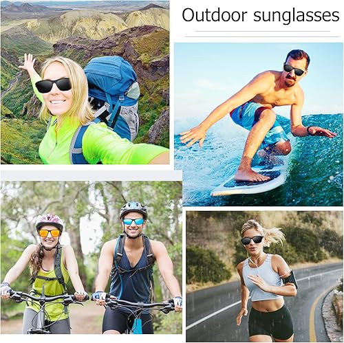 Miniatura 6 de Salfboy Lentes de sol deportivos polarizados para hombres y mujeres, para ciclismo, pesca, estilo mixto, protección UV, gafas de sol