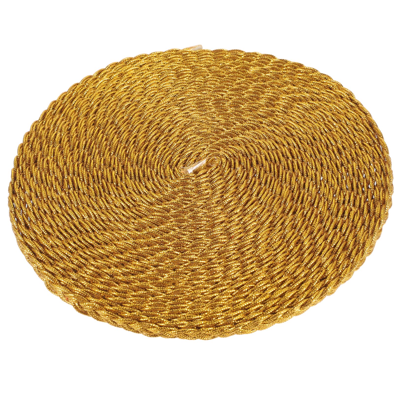 5 Piezas Trim Cinta Trenzada Decorativa para Cortinas Ribete Dorado Lavable para Manualidades y Ropa Accesorio Práctico para Diy Textura Fina y Diseño Único Versátil Decoración y