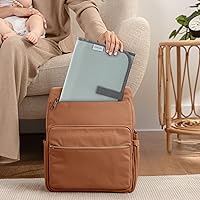 Vista 4 de Comfy Cubs Cambiador de bebé tamaño compacto, cambiador de pañales impermeable con almohada acolchada, suave y ligero, diseño plegable para viajes