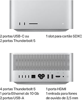Apple Mac Studio (M4 Max, 2025) (Processador M4 Max da Apple com