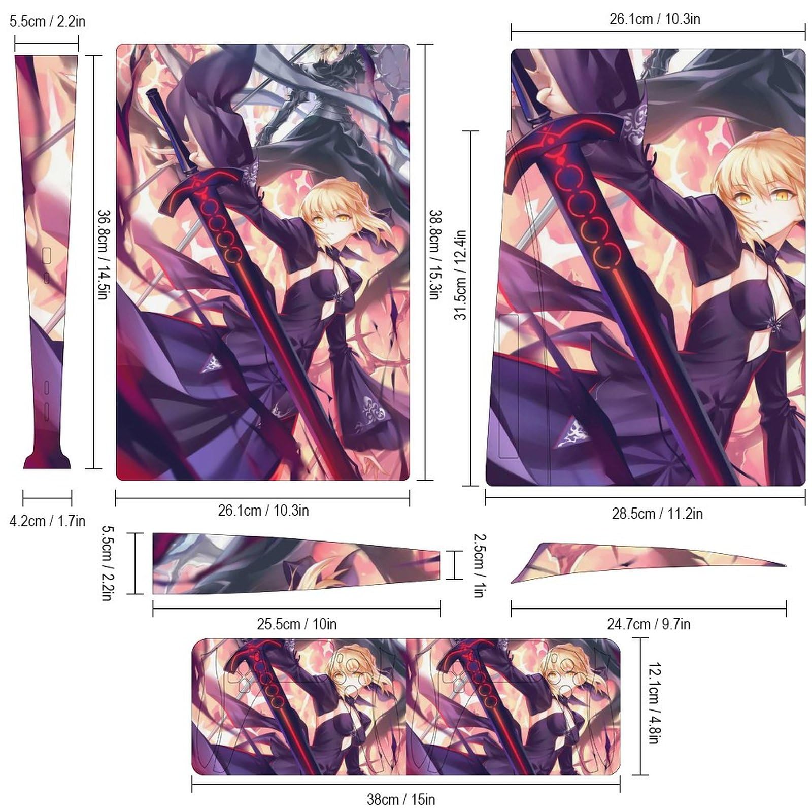 Amazon | PS5 スキンシール FGO ジャンヌ・オルタセイバーオルタ