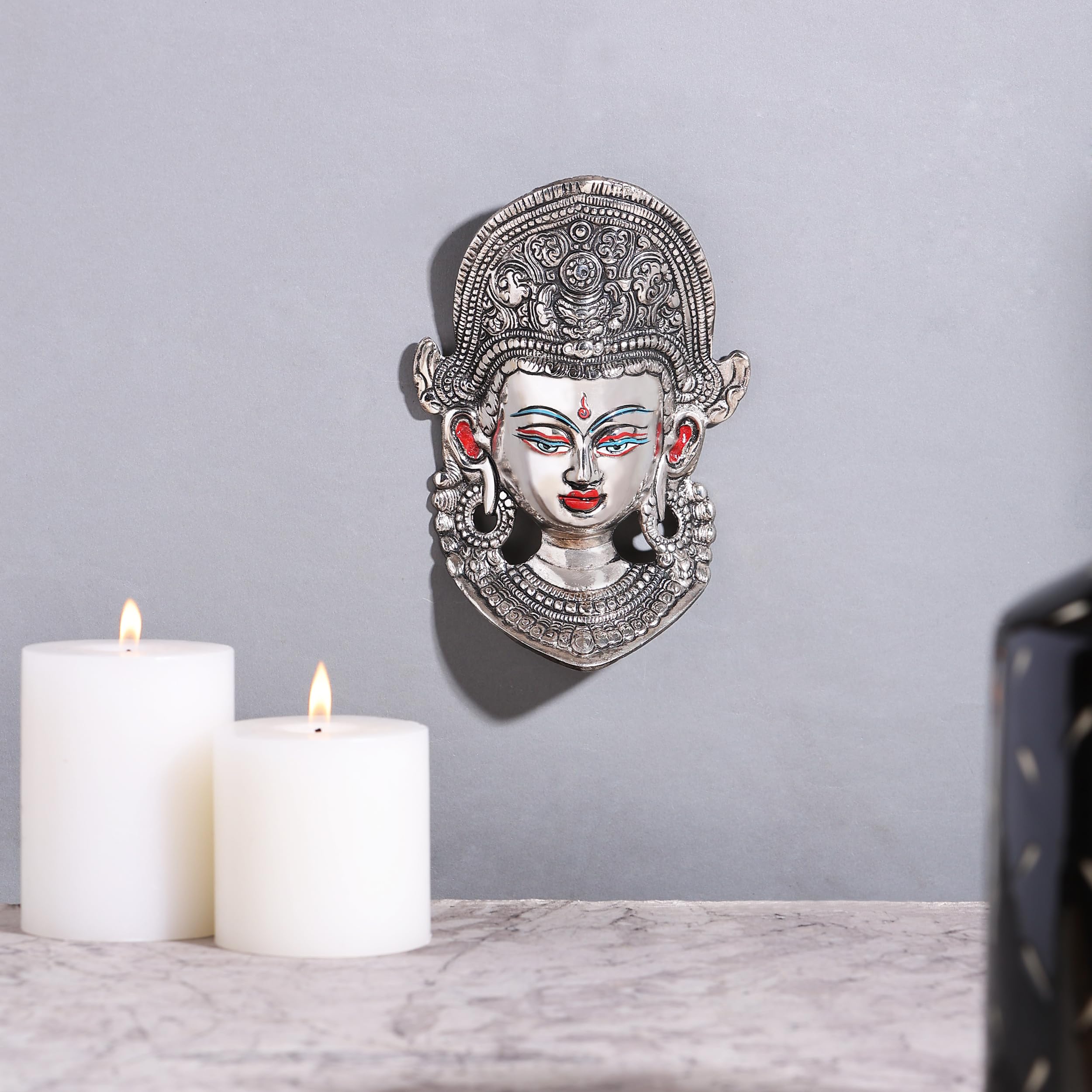 NM Aluminium Tara Mask Hand Painted 3