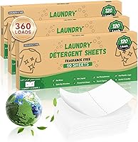 Vista 11 de HOMERHYME Sábanas de detergente para ropa – Fresh Linen 120 Cargas de detergente para ropa sucia a granel, detergente de viaje a granel, ecológicas