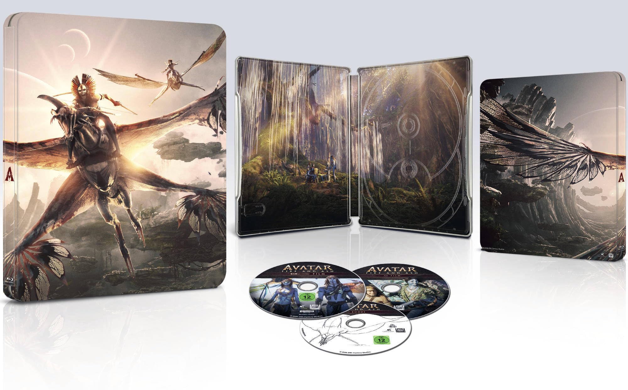 Avatar: Fire and Ash. UHD + Blu-ray (Limited Steelbook)
