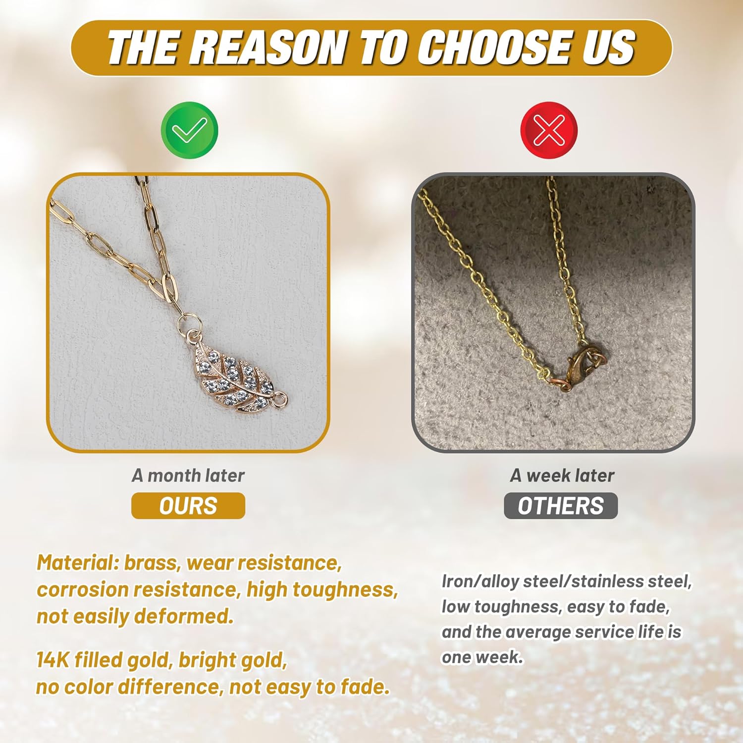 4MM 1000PCS 14K Gold Jump Rings for Jewelry Making Non Tarnish Small Open Gold Filled Jump Rings for Necklace Earrings Bracelet Key Chains and DIY Craft - Image 5