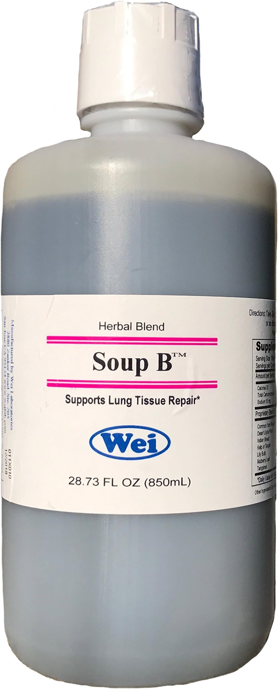 Soup B, Wei Laboratories Inc.(850ml)