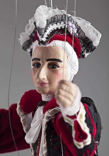Miniatura 3 de Marionetas checas, Marioneta Wolfgang Amadeus Mozart - Marioneta tallada a mano y pintada a mano, magníficamente disfrazada, ideal para