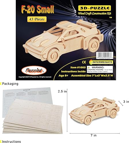 Miniatura 2 de Rompecabezas 3D - F-20 (Prueba)