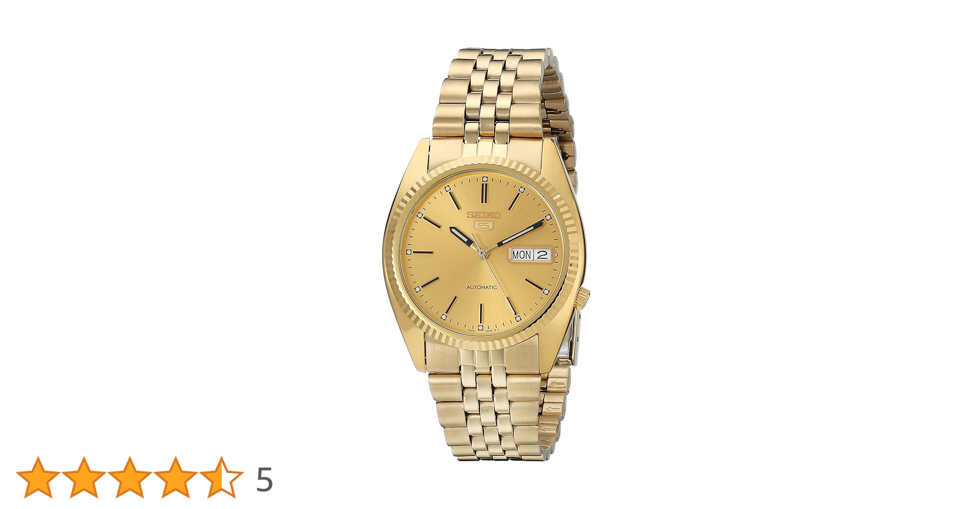 セイコー 5自動巻き時計 ゴールド 楽天市場】【逆輸入SEIKO5】セイコー5 メンズ 自動巻き腕時計