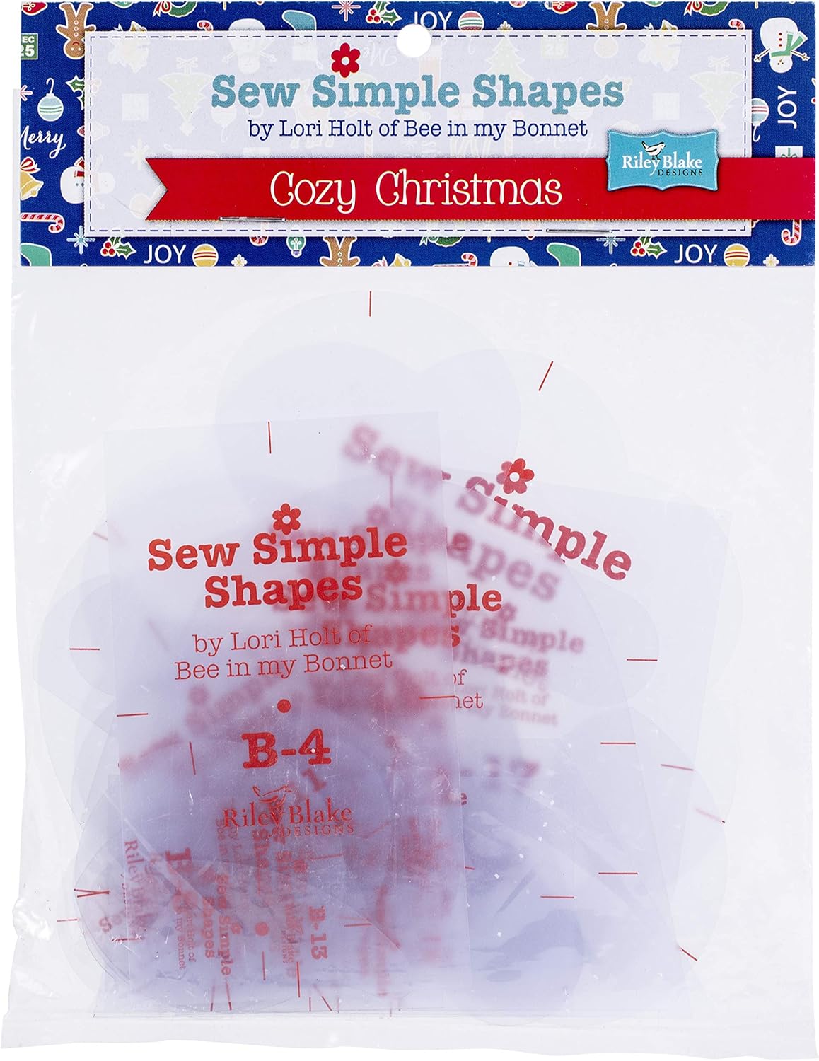 Riley Blake Cozy Christmas Sewing Templates