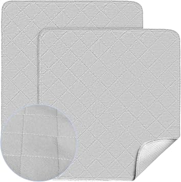 Waterproof Chair Pads for Incontinence,Washable 22" x 21" Under Pads 2 Pack