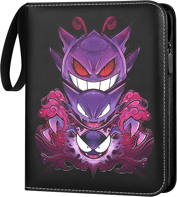 Card Binder,Card Holder Carrying Case Album Fits 720 Cards with 40 Removable Sleeves Trading Card Binder Suitable for Game Cards Sport Cards Gift for Boys and Girls