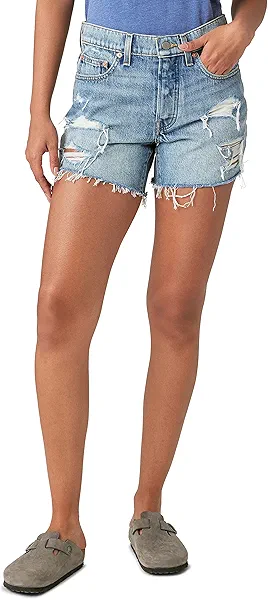 Lucky Brand Women's 90's Midi Denim Short