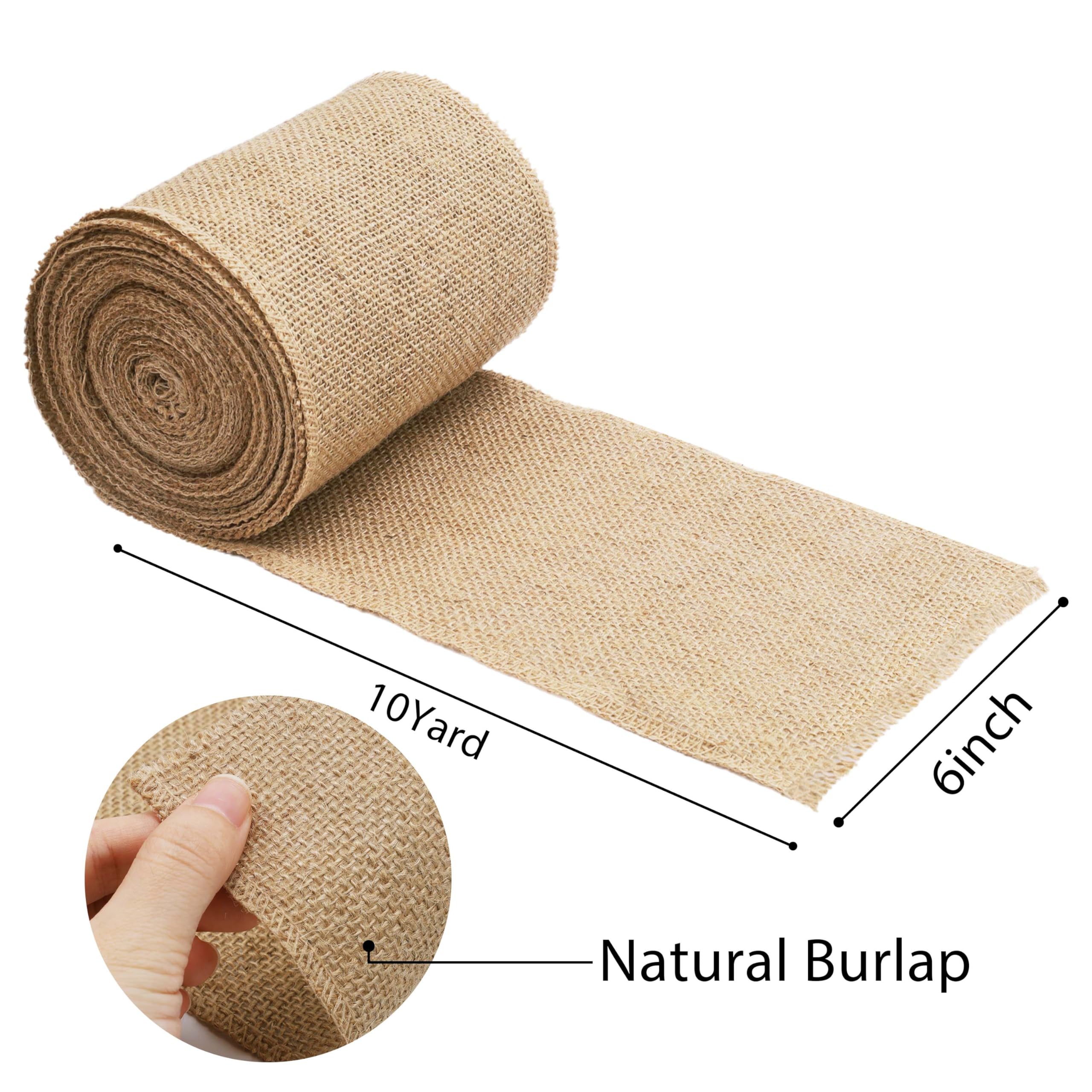 LaRibbons Juteband, 15,2 cm breit, 9,1 m