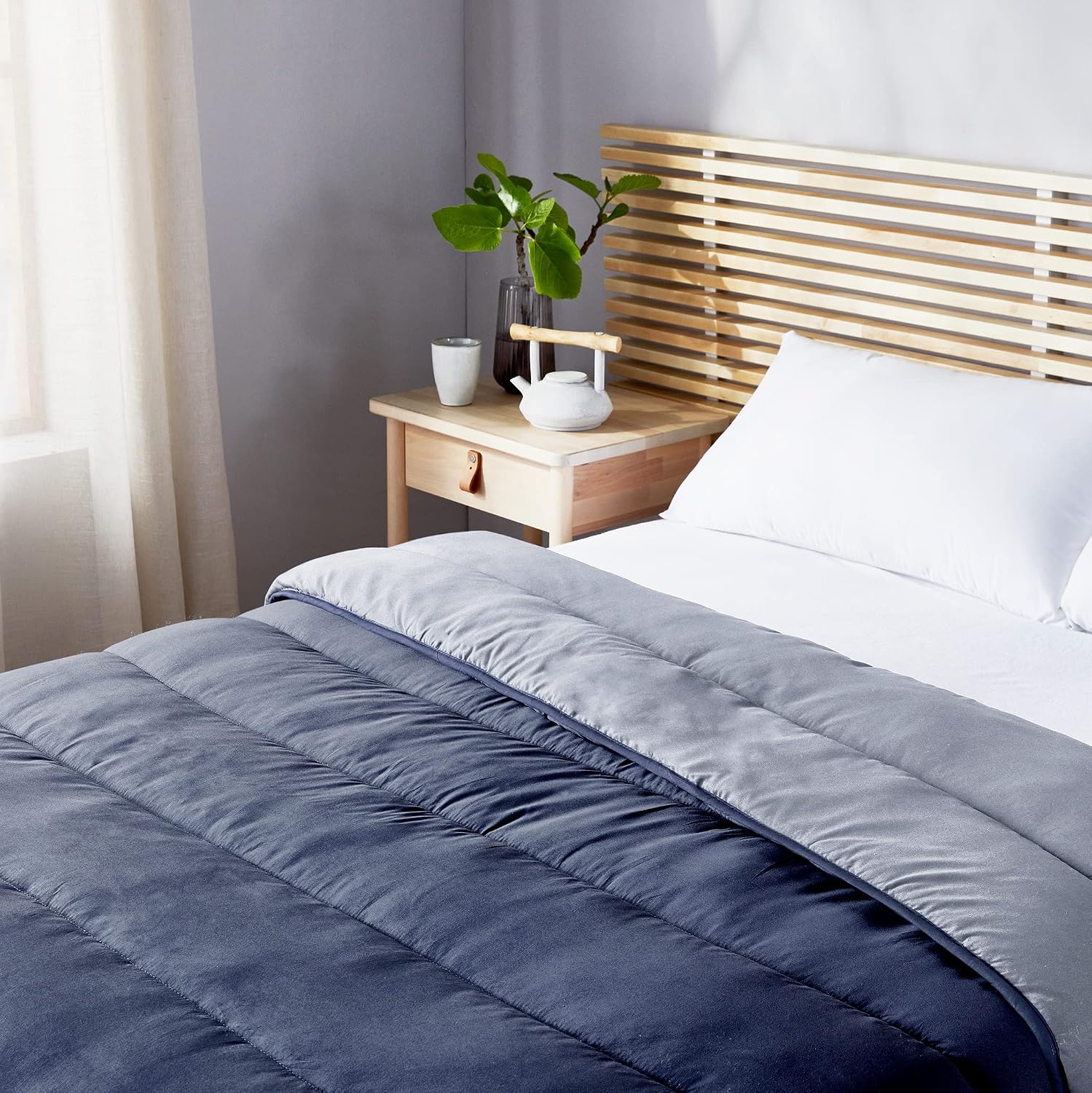 pikolin Home – Nordic Filling Fibre, Touch Pen Cama 90-150 x 220 cm Grey