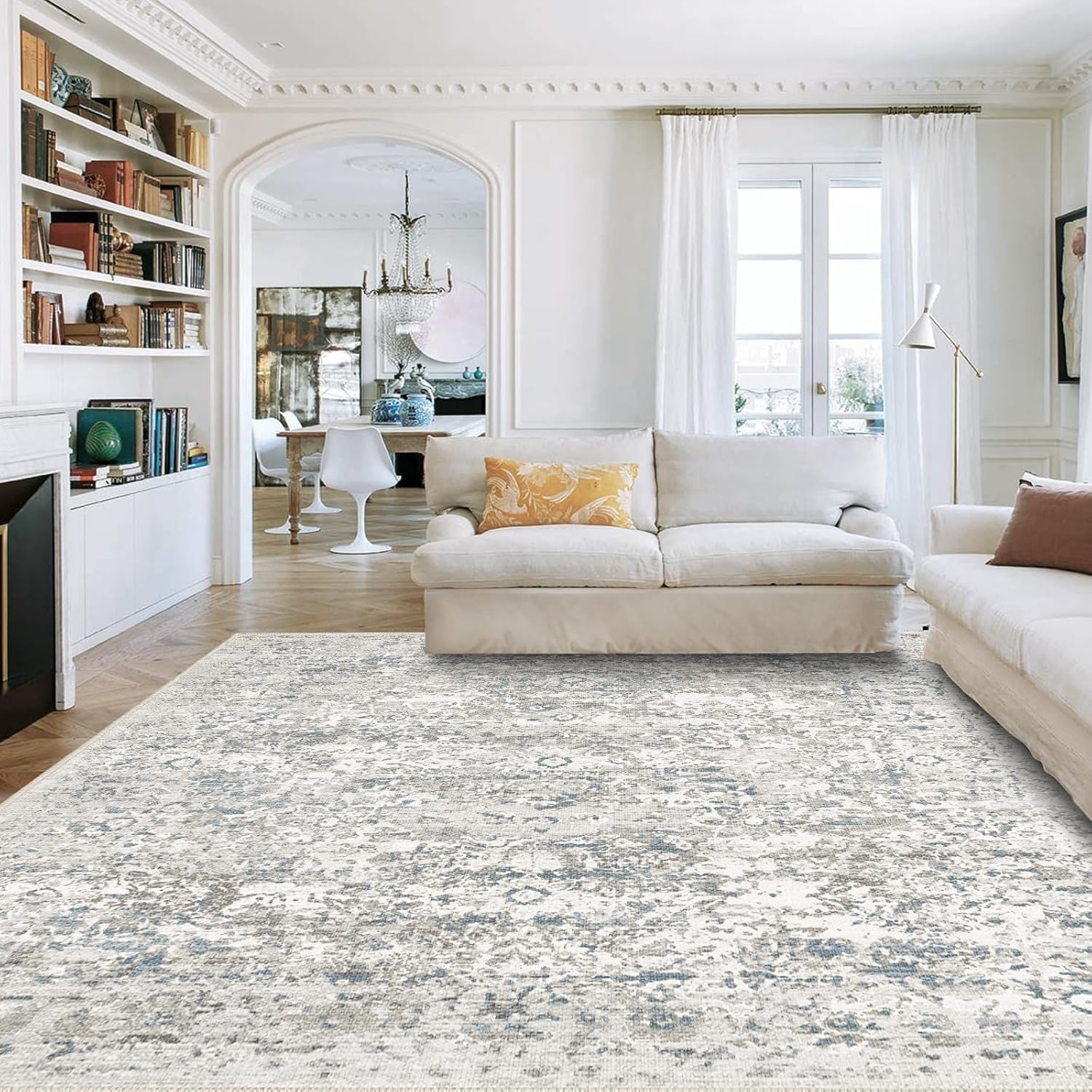 SONGLET 8x10 Area Rugs for Living Room, Ruggables Washable