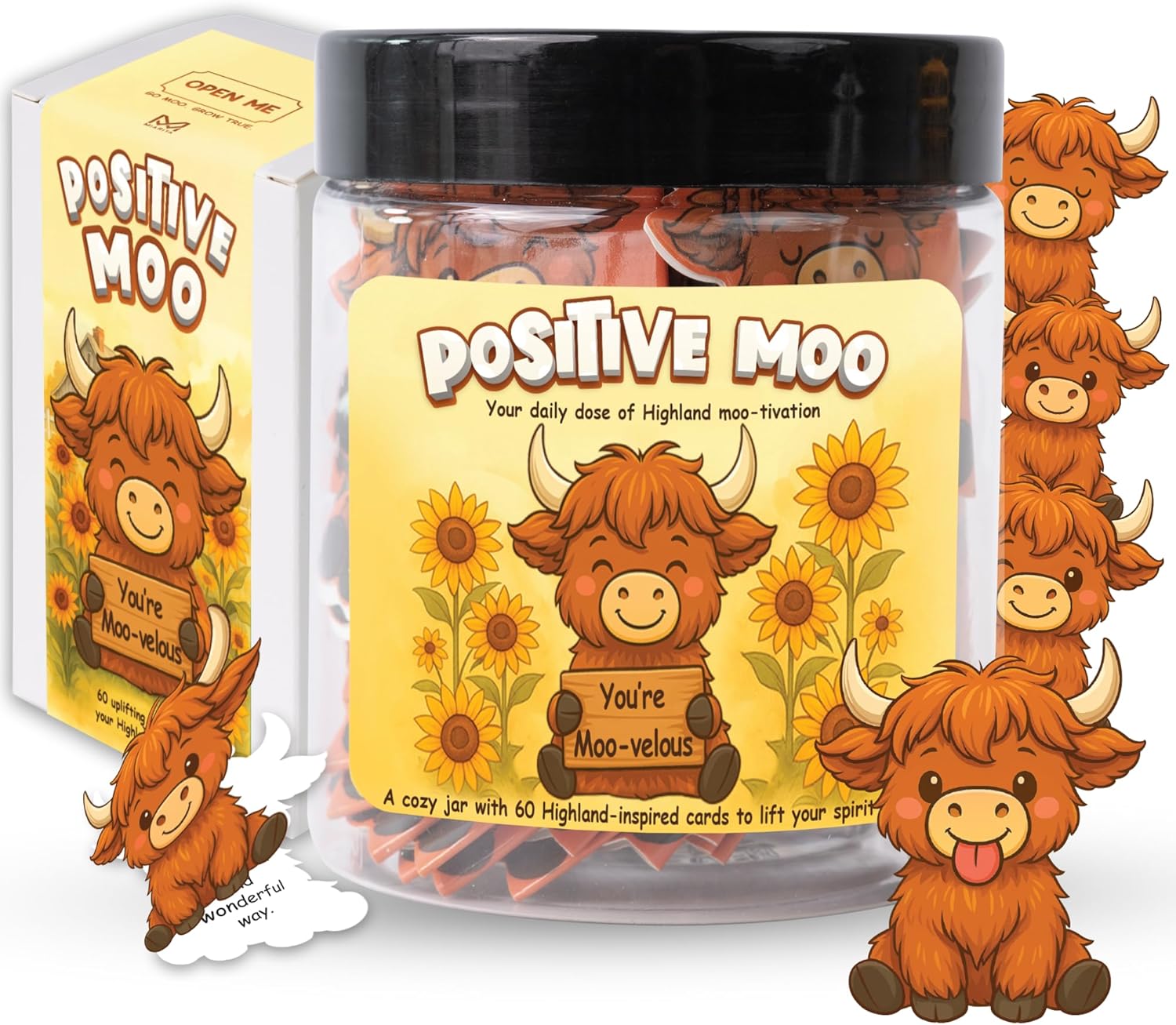 HighlandCow Positive Jar