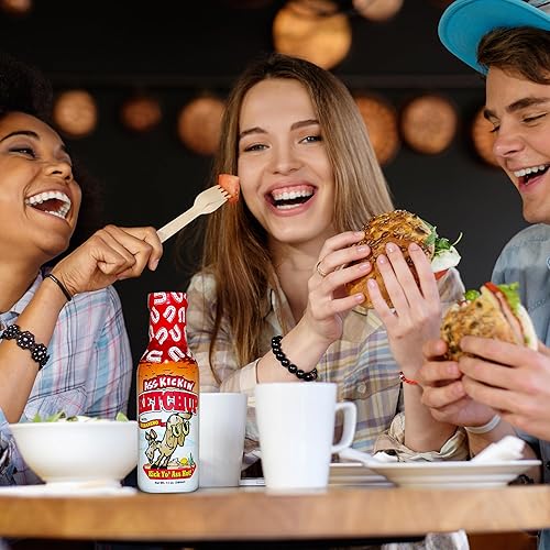 Miniatura 4 de ASS KICKIN' Ketchup con Habanero  Botella de 13 oz  Ketchup picante gourmet premium  Condimento perfecto para papas fritas y hamburguesas