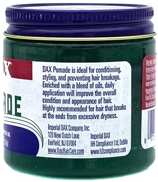 Dax Pomade (Bergamot) 3.5 oz. Jar
