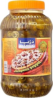 شرائح الفلفل الهلابينو الاخضر من دريا - 3.8 كيلوجرام