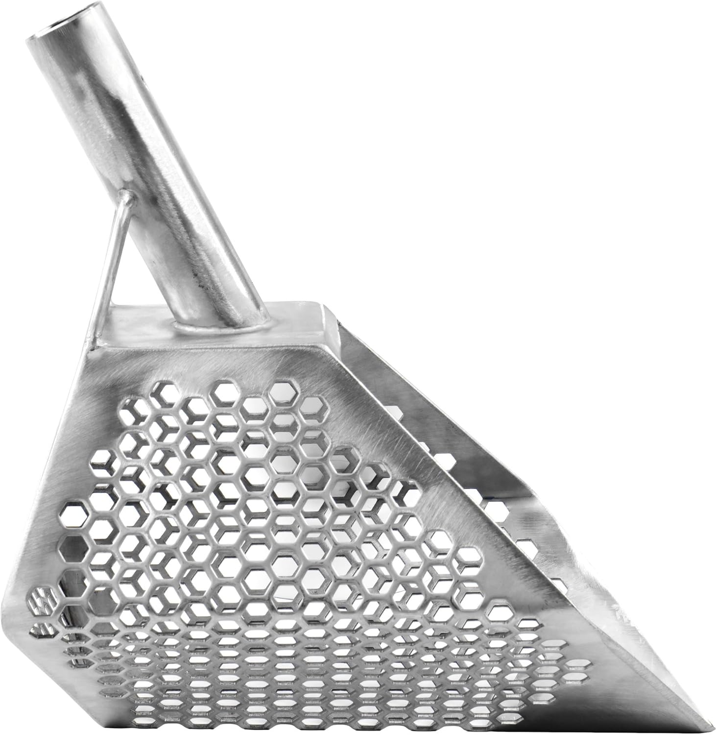 Stainless Steel Beach Scoop for Metal Detecting (Anaconda 11 x 6.5 (Hex))