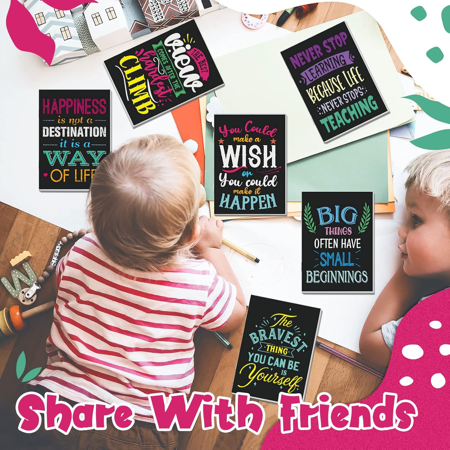 Geelin 60 Pack Inspirational Notepads Bulk Thank You Gifts Mini Motivational Notebook Small Pocket Prayer Journal Christian Bible Scripture for Office Travel Coworkers Teacher Gift(Pure Style) - Image 6