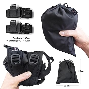 Snowboard Board KLETTPACKu00ae Carry Strap For Snowboards, Ski, Mountain Boards, Longboards Carrying Aid And Back Strap For Everyday Use KLETTPACK Set