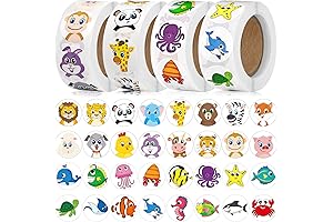 2000 Animal Stickers with 32 Designs